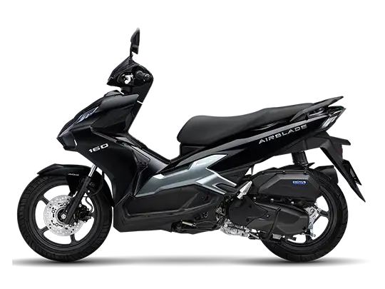 Mẫu xe Air Blade 160 phiên bản tiêu chuẩn - màu đen bạc